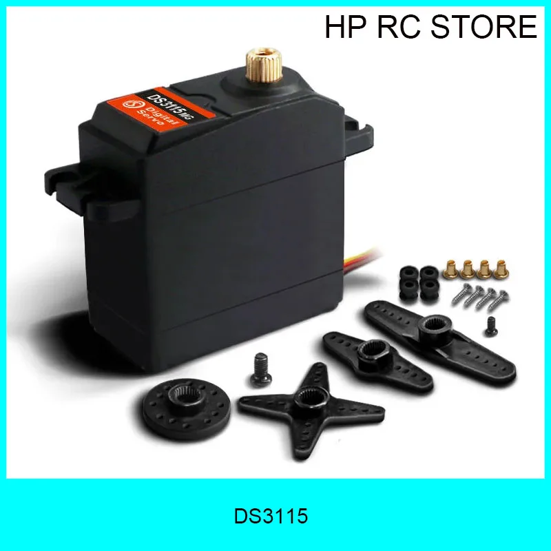 

Цифровой сервопривод D Pangervo, высокое качество DS3115, пластиковый металлический сервопривод, цифровой стандартный сервопривод для радиоуправляемого автомобиля, лодки, самолета, детали и игрушки
