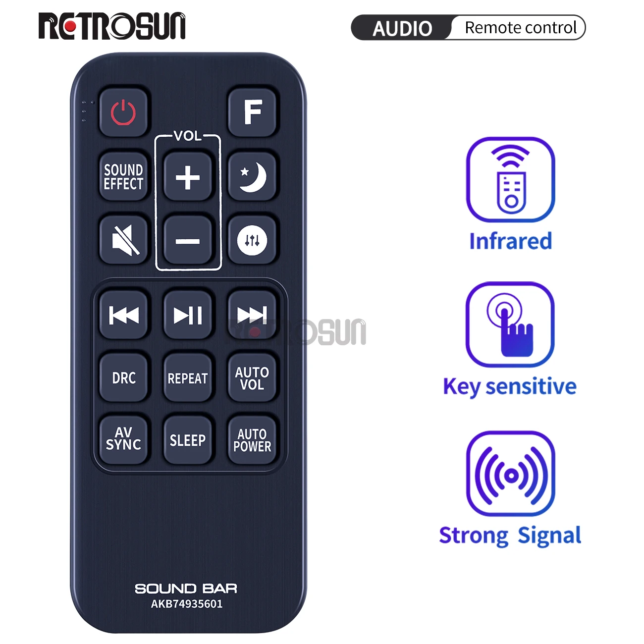 New AKB74935601 Remote Control for Soundbar System SH7 SH7B SH8B SH8