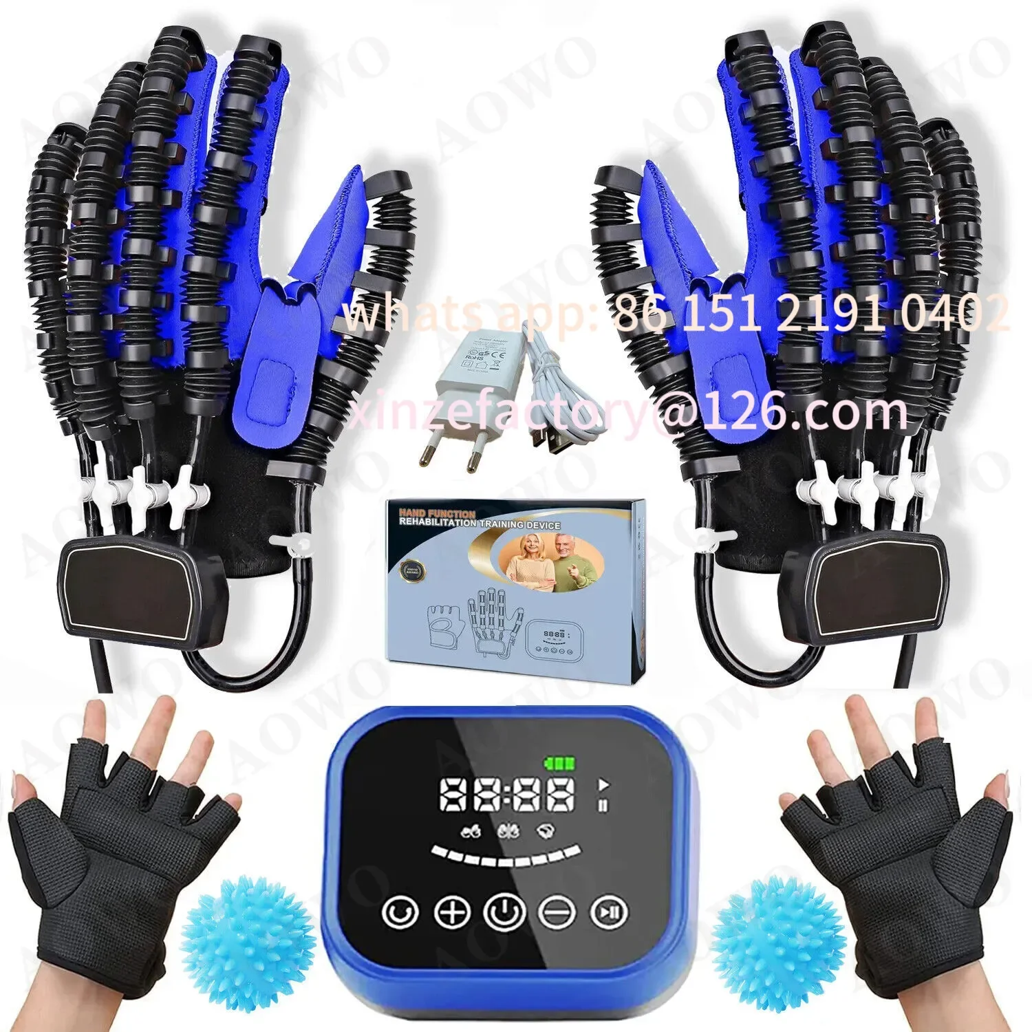 

Customizable Rehabilitation Robot Glove Hand Stroke Hemiplegia Therapy Equipment Cerebral Infarction Finger Function Recovery Tr