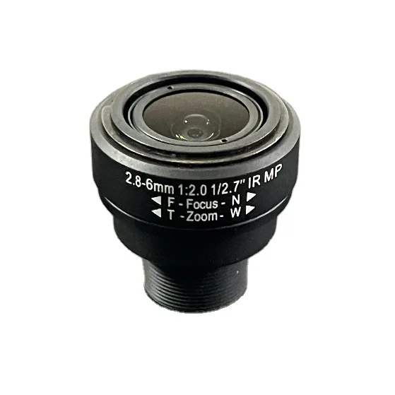

2024 Focusafe New 2.8-6mm 2 Megapixel Varifocal Fixed Iris Board Lens M12x0.5 High Quality