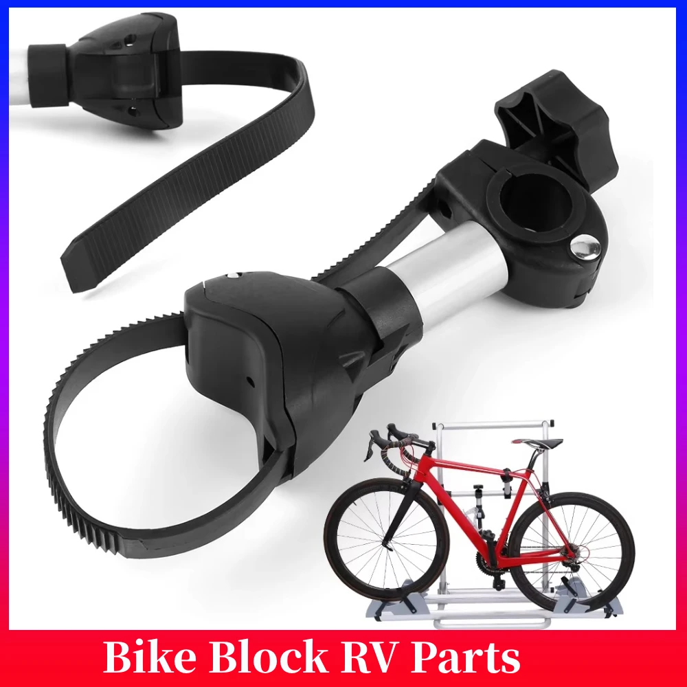 

Strap Frame Holder Bike Block RV Parts Accessories Bike Carrier Bicycle Carry Rack for Carry Bike Clamp Cycle Rack Arm Safety