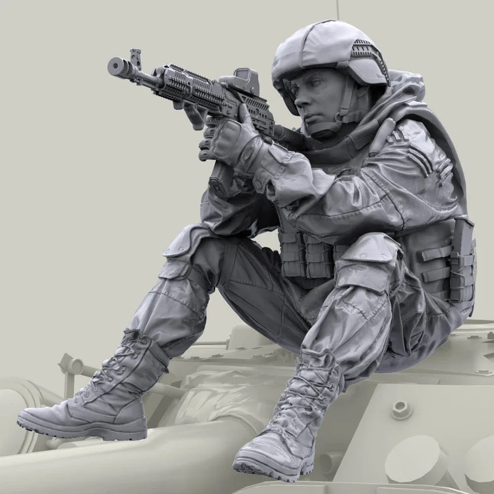 1/35 Modern Russian soldier, Resin Model soldier, Military themes, Unassembled and unpainted kit