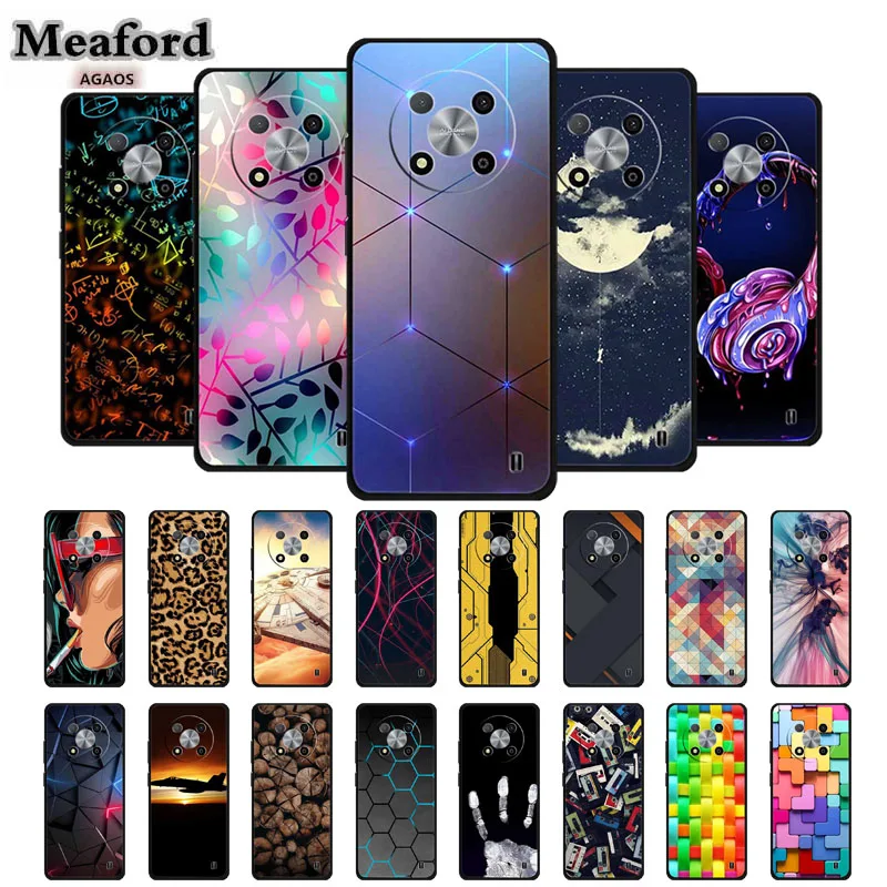 Black Case for ZTE Blade A73 Silicone TPU Cover for ZTE Blade A71 A72 4G 5G Soft Back Case Funda Cool Fashion Phone Para Coque