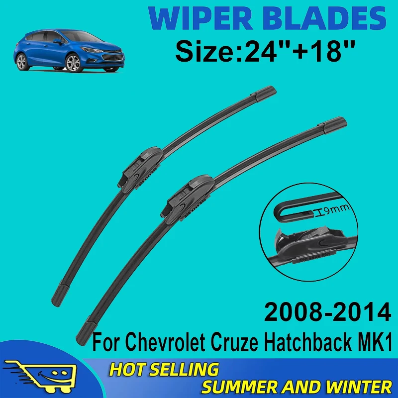 

2PCS Wiper Blades Set Kit For Chevrolet Cruze Hatchback MK1 2008-2014 Front Windshield Brushes Windscreen Window Accessories