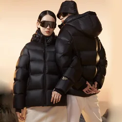 Luxury Down Coat Woman Goose Down Jacket For Women Puffer Jacket Winter Oversized Men Korean Short Outerwear Man Waterproor New