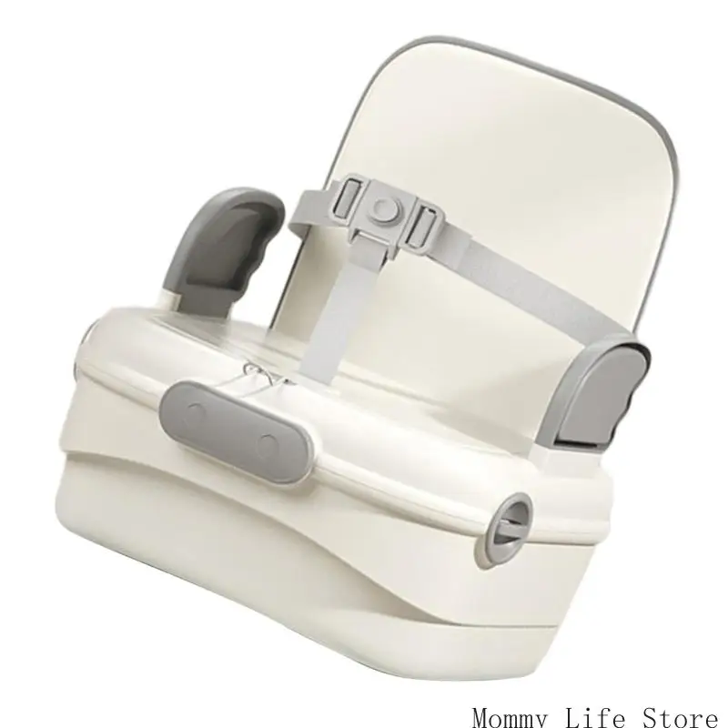 مقعد مرتفع محمول للأطفال الصغار بتصميم قابل للطي وخفيف الوزن للرحلة المنزلية