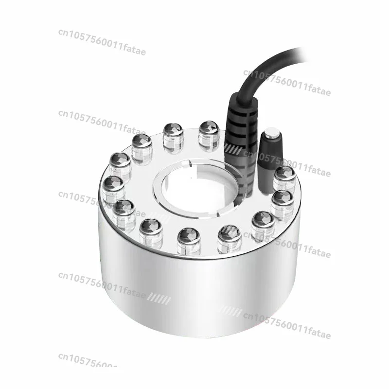 

Single Head Ultrasonic Fog Atomizer LED Aquarium Lights Fog Maker Rockery Flowing Water Accessories