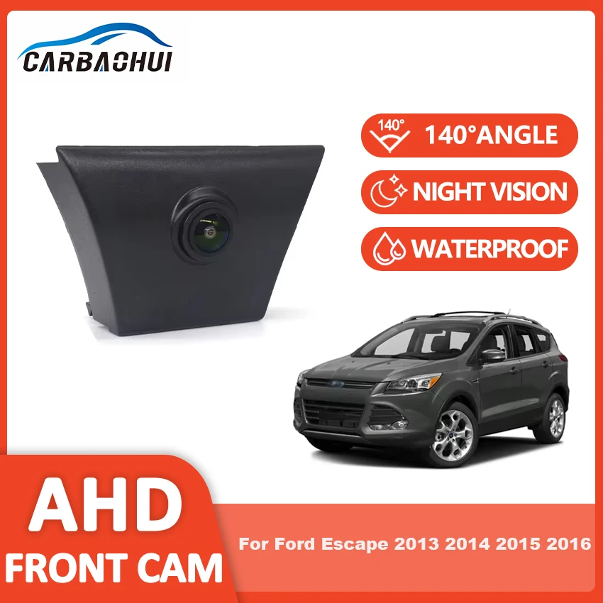 

AHD 1080P Fisheye CCD Car Front View Parking Positive Logo Camera For Ford Kuga Escape 2013 2014 2015 2016 2017 2018 2019