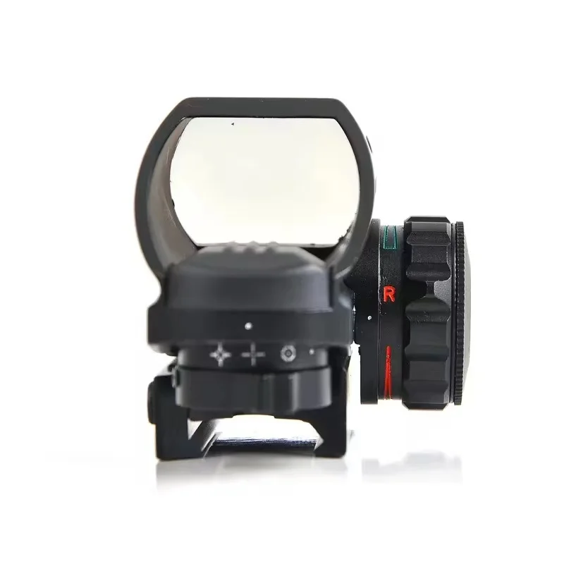 HD103 1x22x33 منظر نقطة حمراء/خضراء - 4 بصريات شبكاني، حامل السكك الحديدية 20 مم - مفتاح تشغيل وإيقاف كوليماتور للتصوير الدقيق