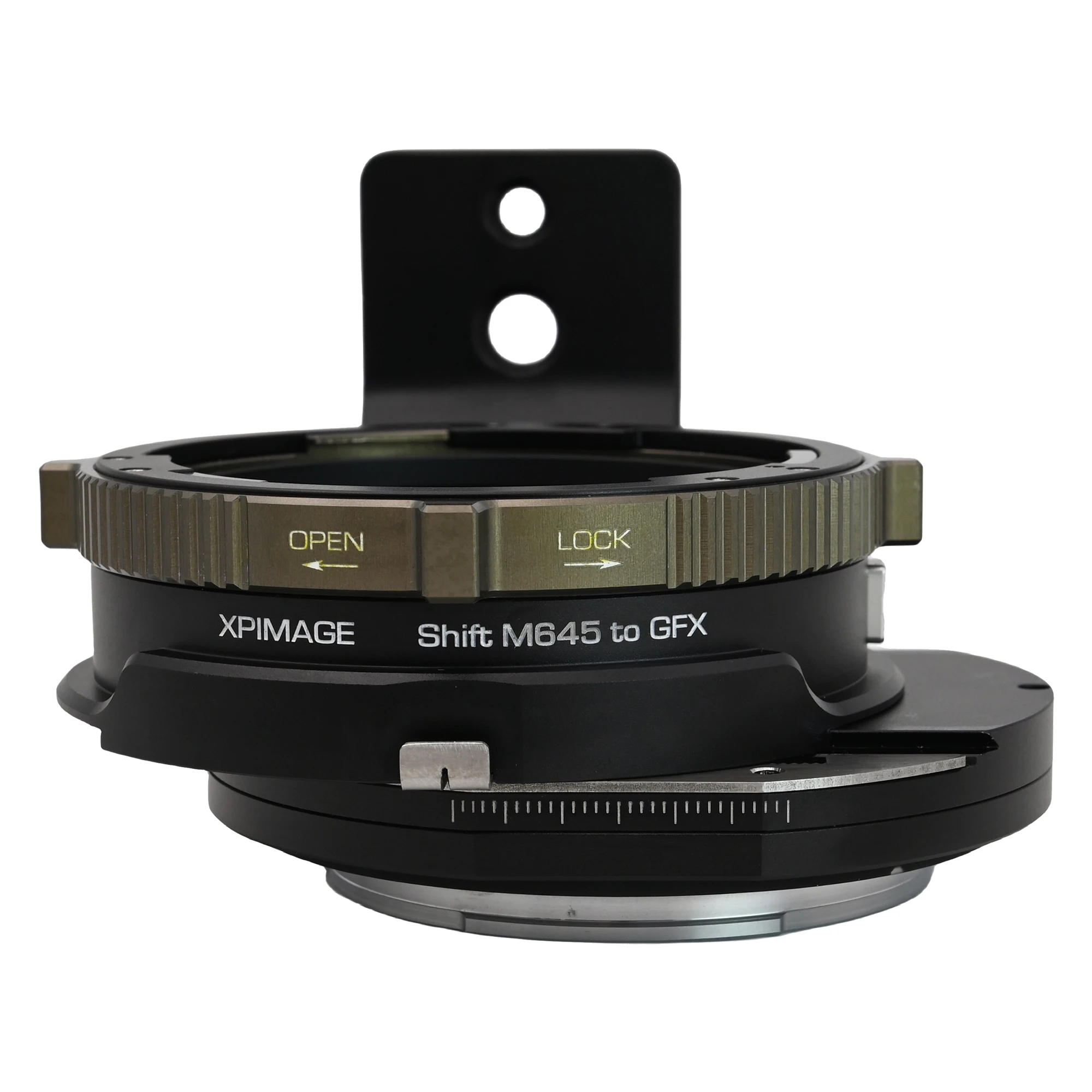 XPIMAGE Shift M645 to GFX Lens Mount Adapter Ring Compatible with Mamiya 645 Lenses to Fujifilm G Cameras GFX50 GFX100