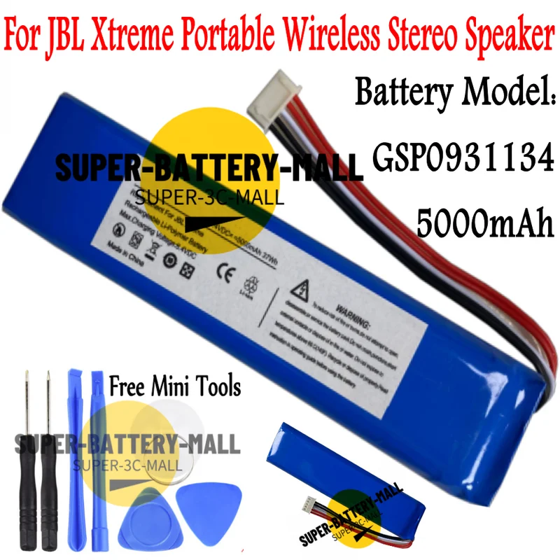

5000mAh Replacement Battery For JBL Xtreme Portable Wireless Stereo Speaker