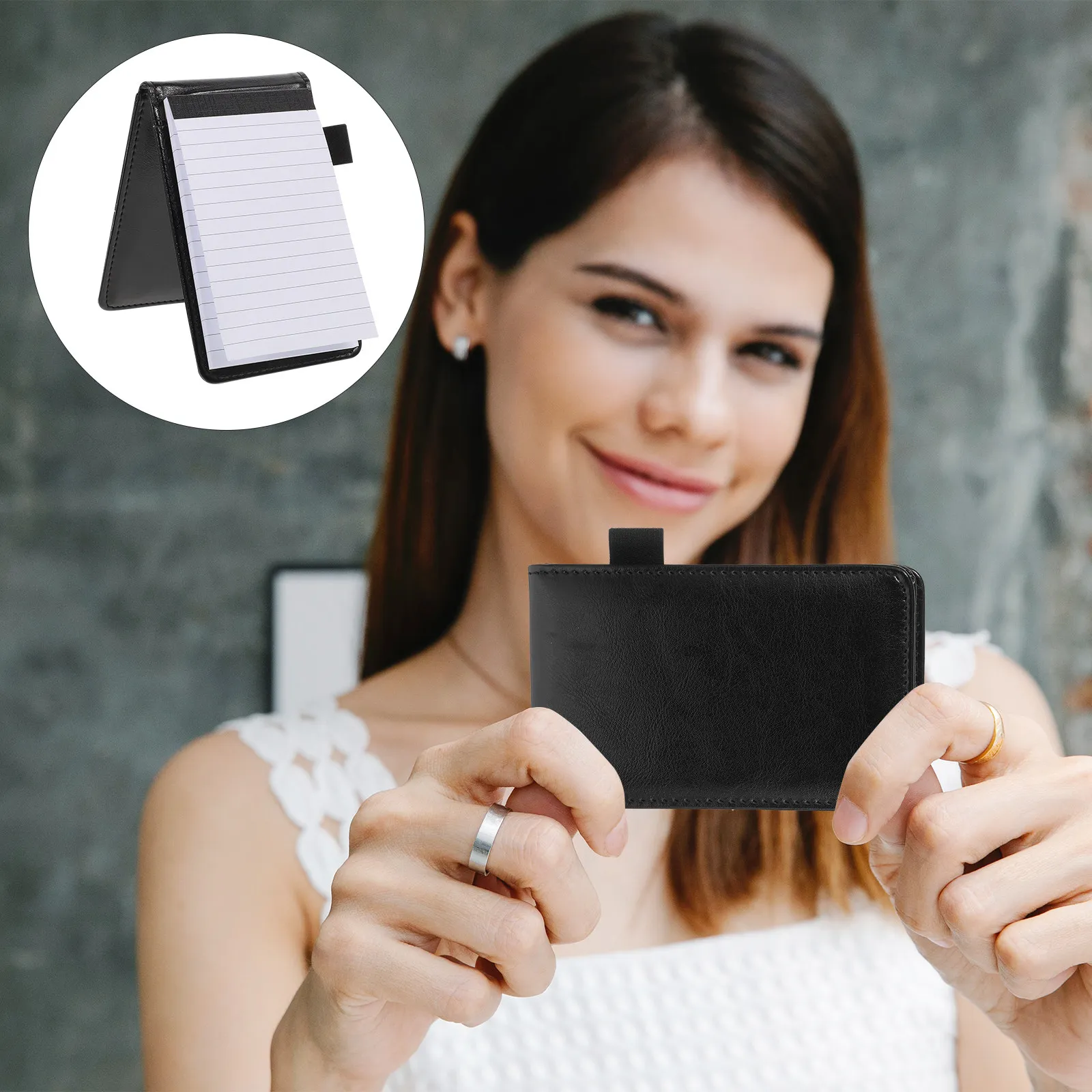 

Convenient Portable Memo Pad Lightweight Small Notebook for Office Business Travel Students Daily Notes Goal Tracking Planning