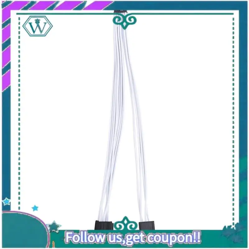 

A75Q-5X 12VHPWR PCI-E 5.0 Extension Cable 16 Pin To 3X8pin(6+2) Sleeved Extension 16AWG Cable For 3090Ti &RTX 4080(B)