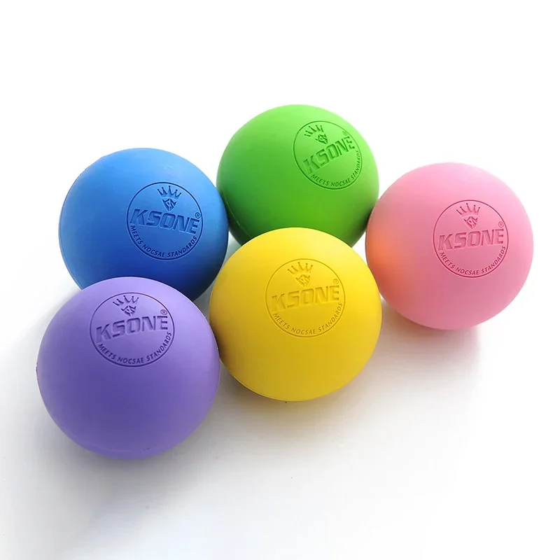 Massage Ball 6.3cm Fascia Balls Lacrosse Ball Yoga Muscle Relaxation Pain Relief Portable Physiotherapy Balls Jaw Exerciser Ball