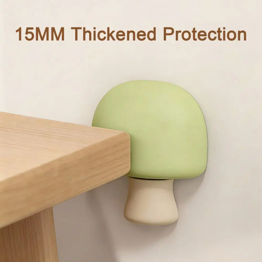 Silent Wall Protector Adhesive Door Stopper Tree Shape Door Handle Stopper Self-adhesive Wall Protector Quiet Shock Absorbent