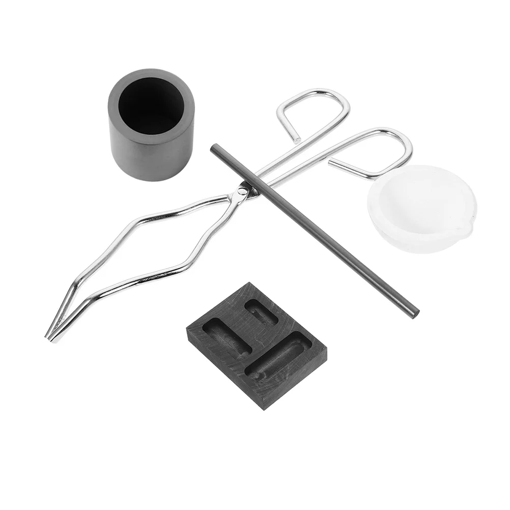 

1 set 1 Set Tool Kit Ingot Mold Crucible For Melting Casting Silver Gold Metal Diy Crucible Craft Making Supplies