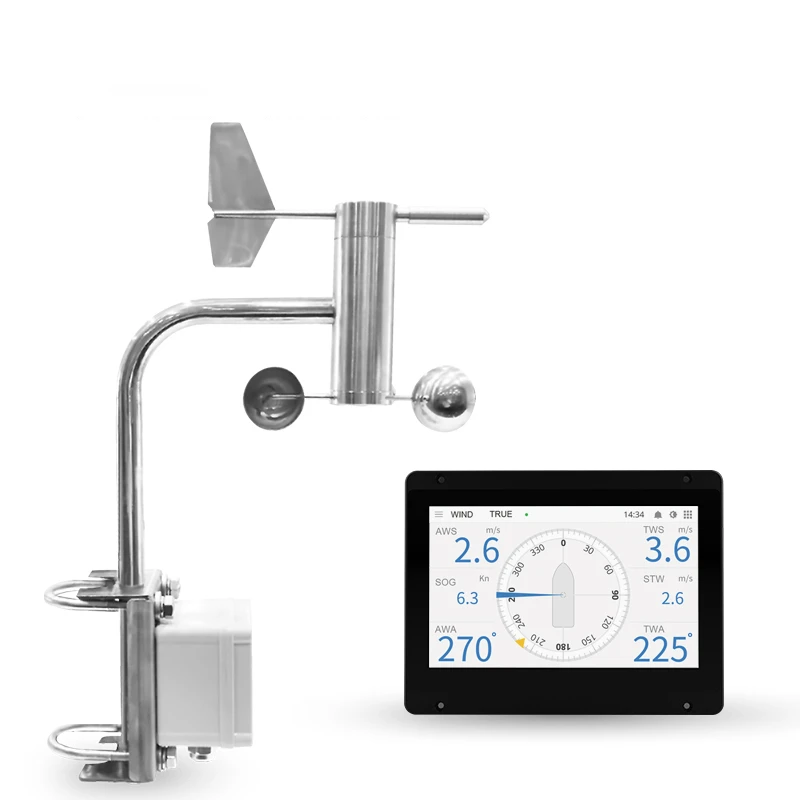 Wind speed and direction measuring device  wind instrument