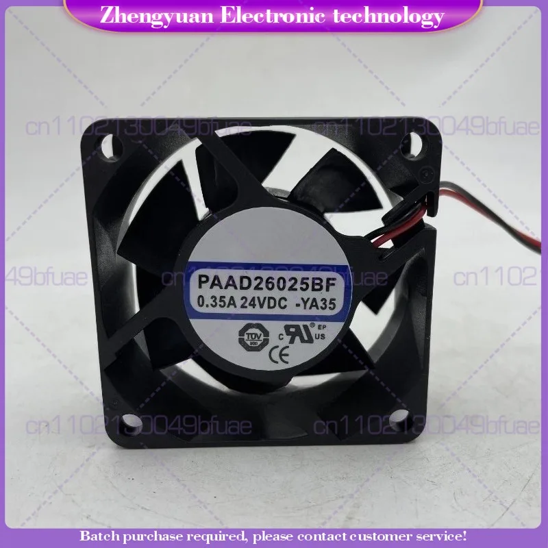 

3 шт. новые вентиляторы для инвертора NSTECH PAAD26025BF DC24V 0.3 6025 6CM 2-проводные