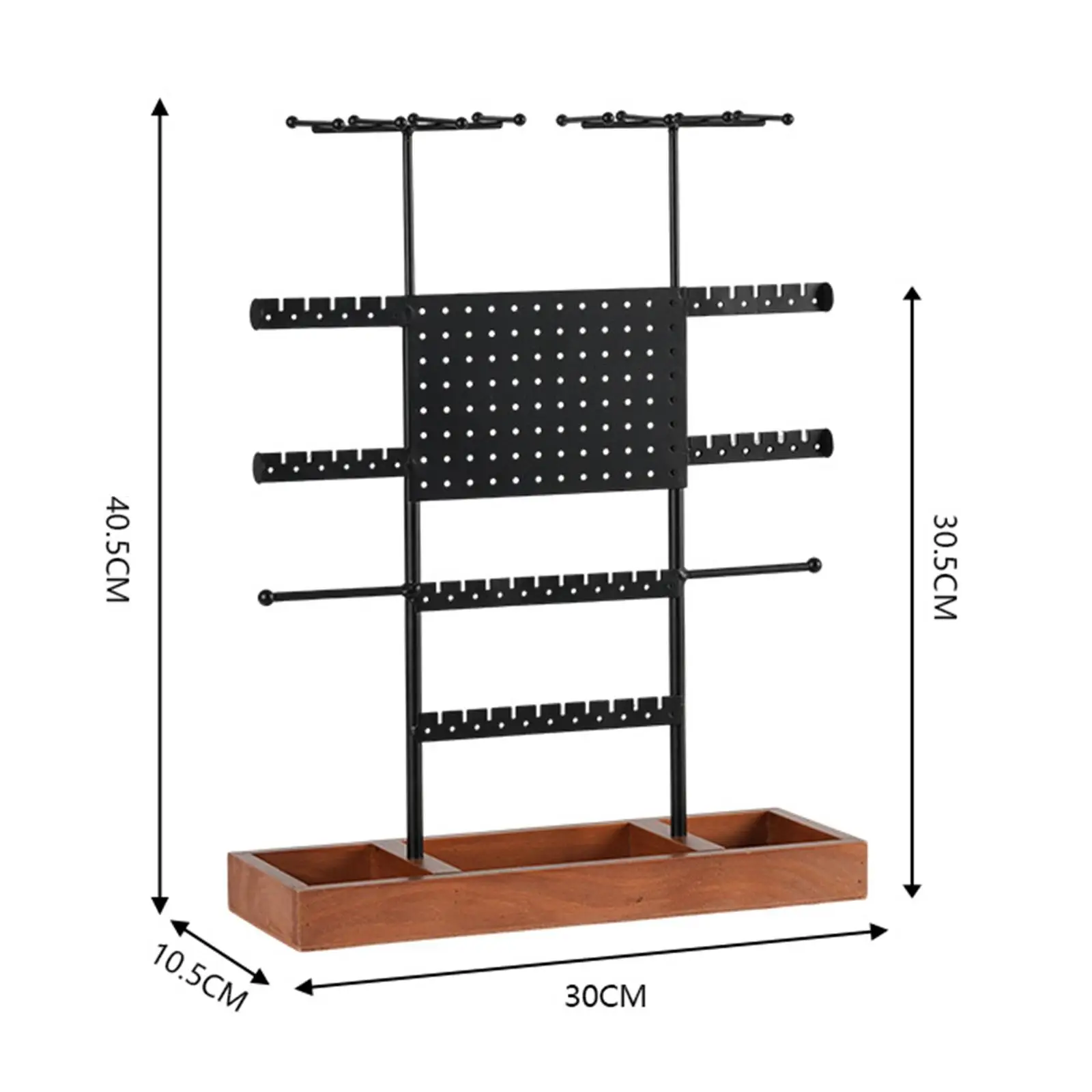 Jewelry Tower Rack Earring Holder 5 Layers for Necklace Watches Ear Studs