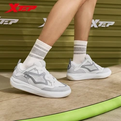 Xtep Skateboarding Shoes For Men 2024 Summer Dynamic Foam Men's Skate Shoes Shock Absorption Comfortable Sneakers 976219310007