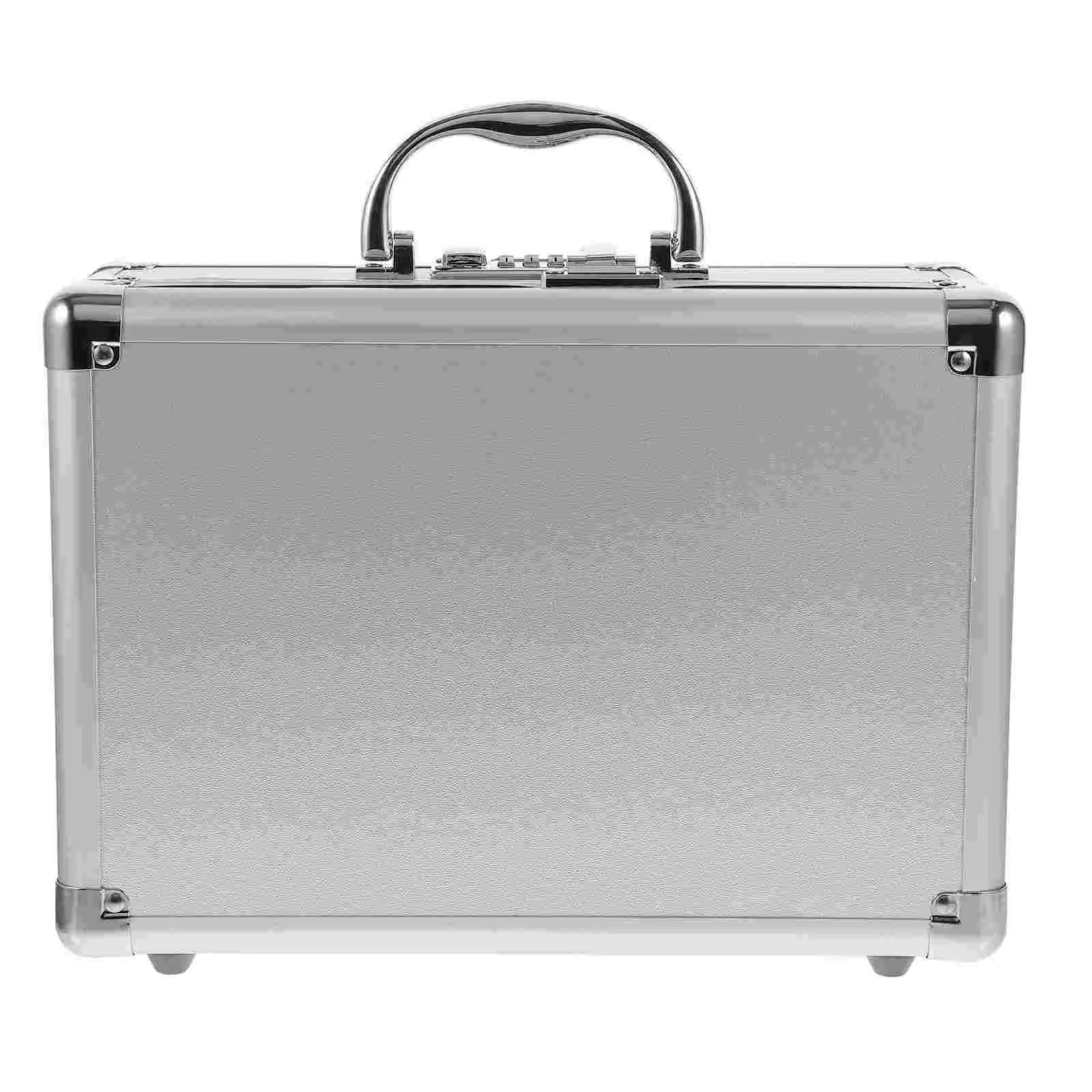 Valise verrouillable transporter organisateurs transparents boîtes outils stockage mallette en aluminium entretien boîte à outils