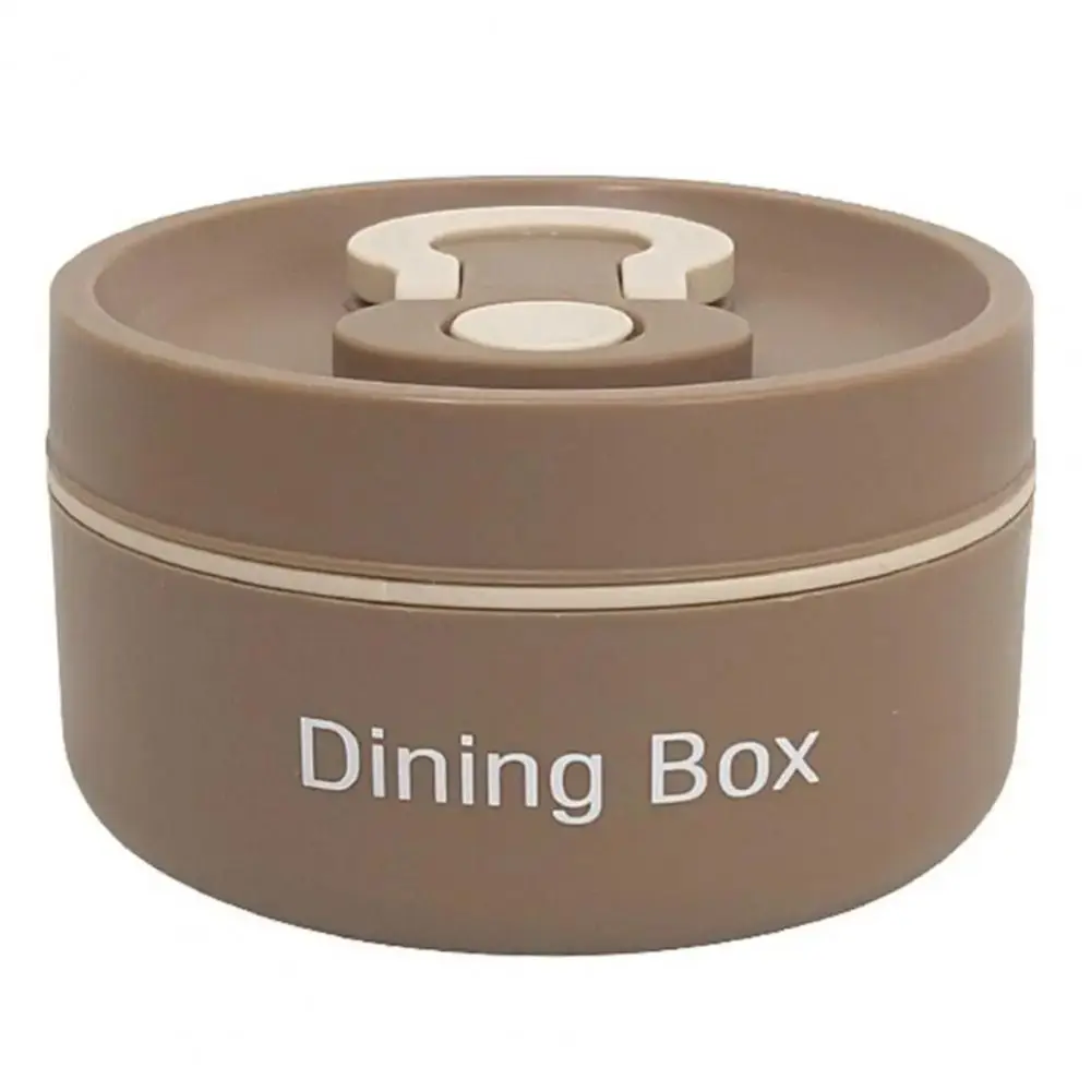 Stainless Steel Thermal Lunch Box 350ml/650ml Round Soup Bowl Leak-proof Good Sealing Insulated Food Container School Picnic