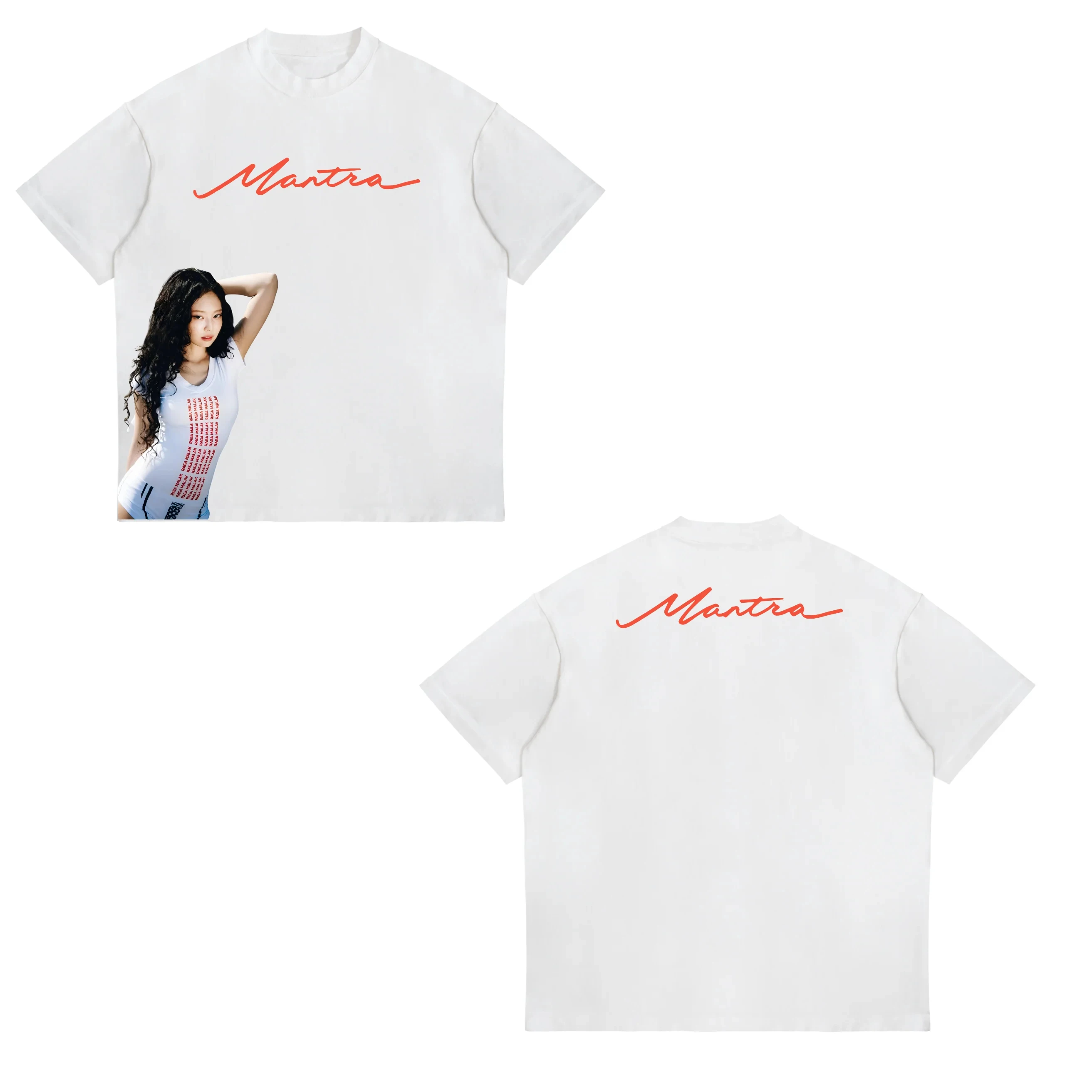 Hoge kwaliteit zoals JENNIE Ruby Album Single Tour 2026 bedrukte T-shirts met korte mouwen Unisex Fashion T-shirt Heren Dames Katoenen Tops