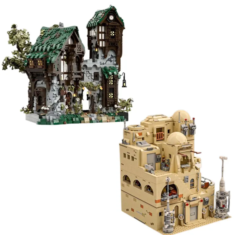 

Spot MOC-211440 183202 Модульный строительный замок DIY Сборка мелких частиц Строительные блоки Развивающая игрушка Модель Подарочный набор Орname