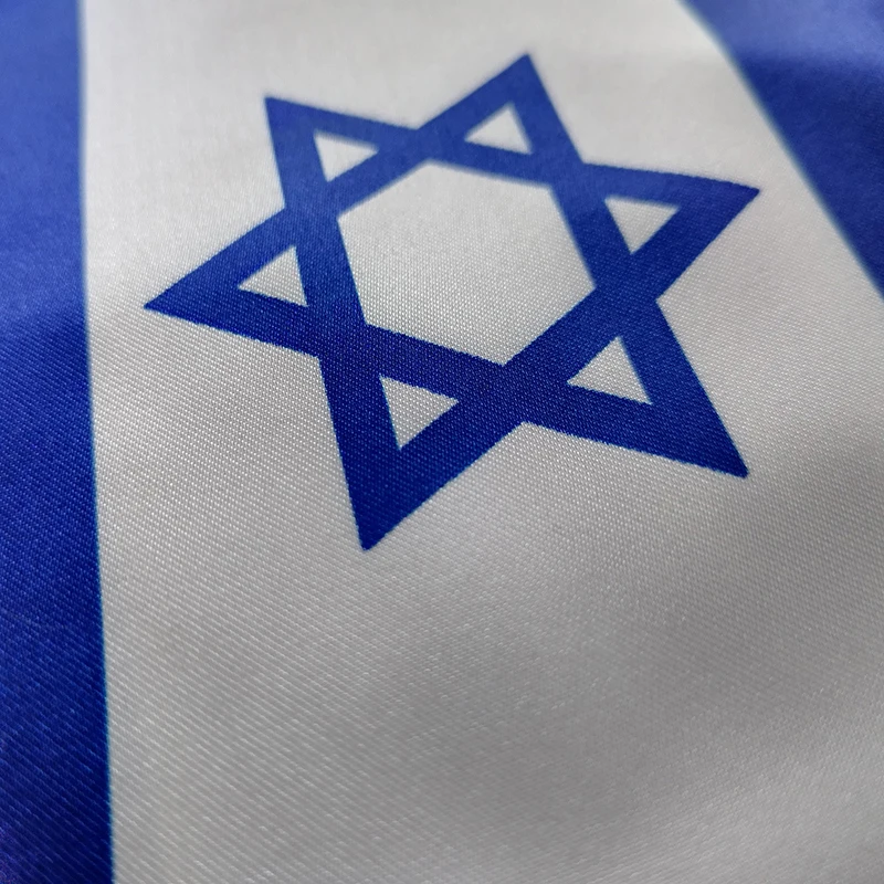 Arincessbo custom banner scarf flag 15x150cm Israeli party sports scarf double-sided pattern