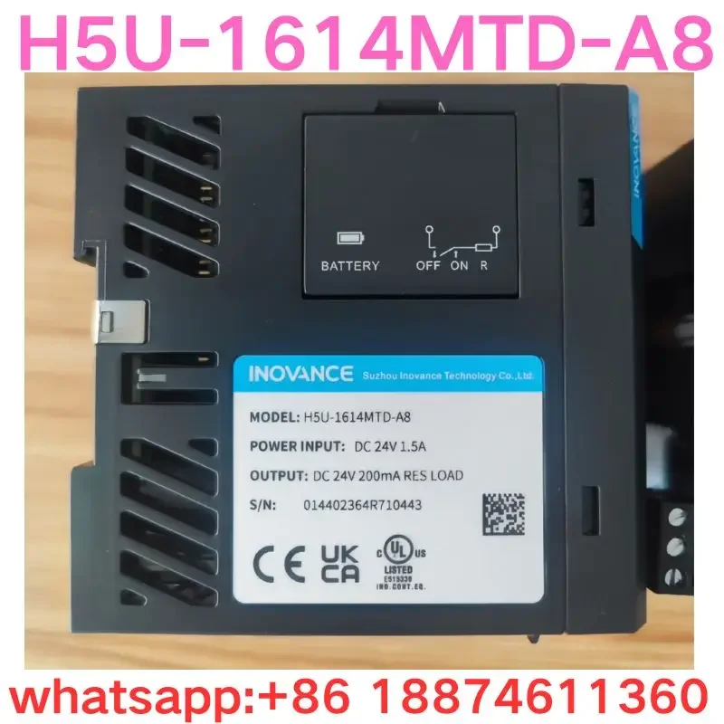 Second-hand test Ok  PLC H5U-1614MTD-A8  The price can be negotiated