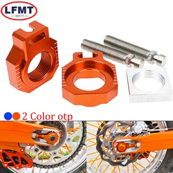 Rear Axle Block Chain Adjuster For KTM SX SXF EXC300 EXCF XC XCF XCW XCFW 125 200 250 350 450 530 Motocross Accessories