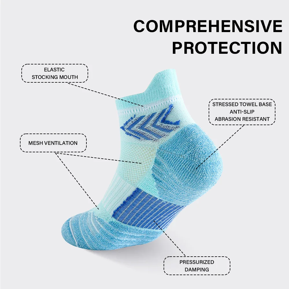 5 Pairs Women Basketball Socks Marathon Sports Running Socks For Women Socks Professional Training Gym Socks For Women