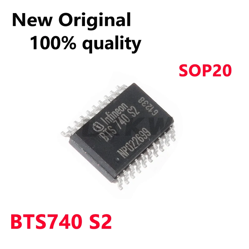 5-10/PCS New Original BTS740S2 BTS740 S2 BTS740 SOP20 Automotive computer board commonly used fragile chip In Stock