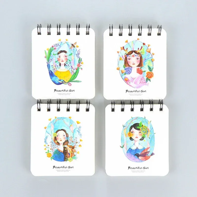 Kawaii Cute Spiral Daily Notebook Weekly Planner Mini Daily Notebook Day Plan Diary Notebook School Supplies Agenda