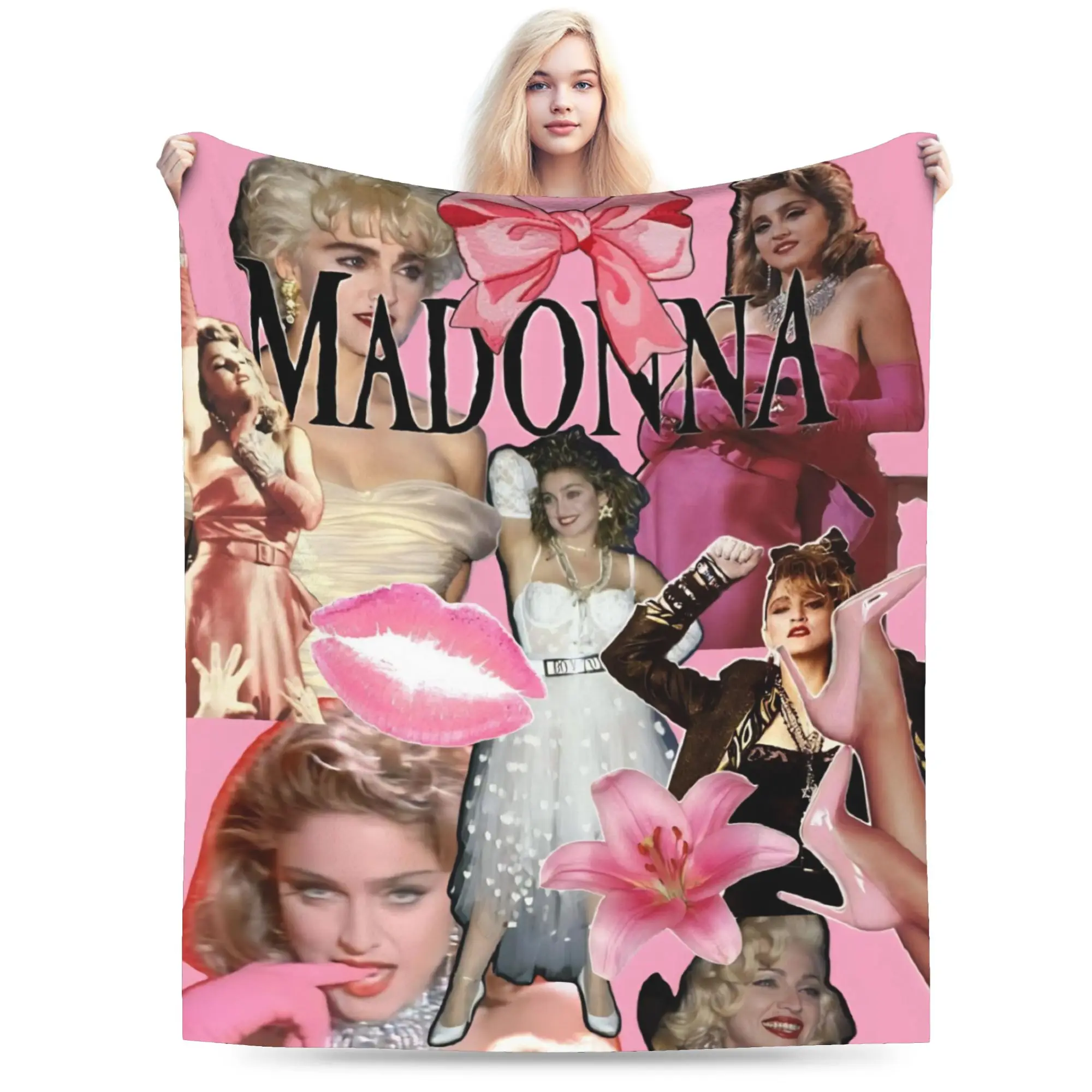 M-Madonnas Confessions II Throw Blanket for Couch  Fuzzy Soft Plush Blanket 50x60 Inch Multiple Sizes Bedspread for All Seasons