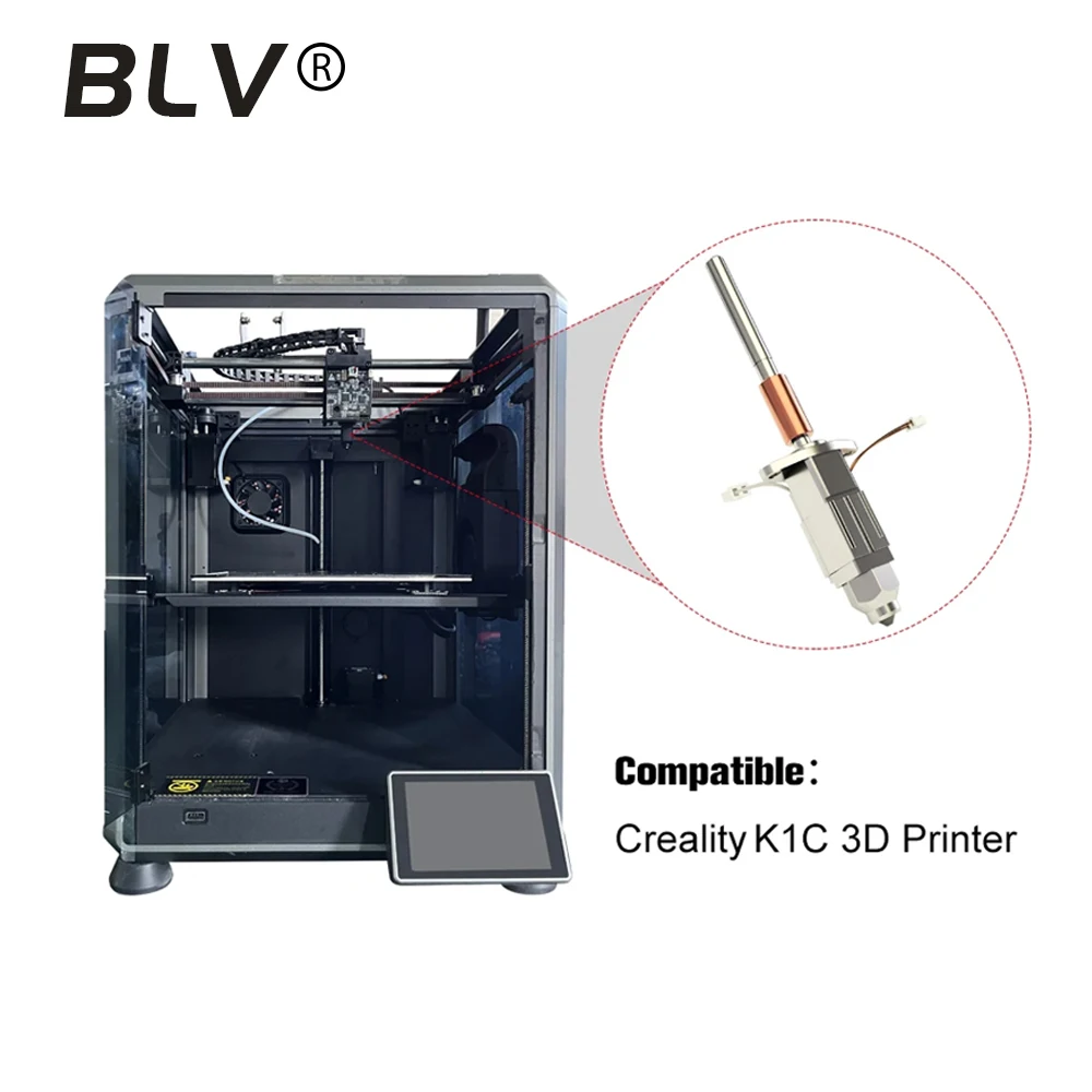 BLV® CHCB-OTC Hotend updated K1C HOTEND high flow High power high temperature for K1C 3D printer print CF ABS PLA PETG