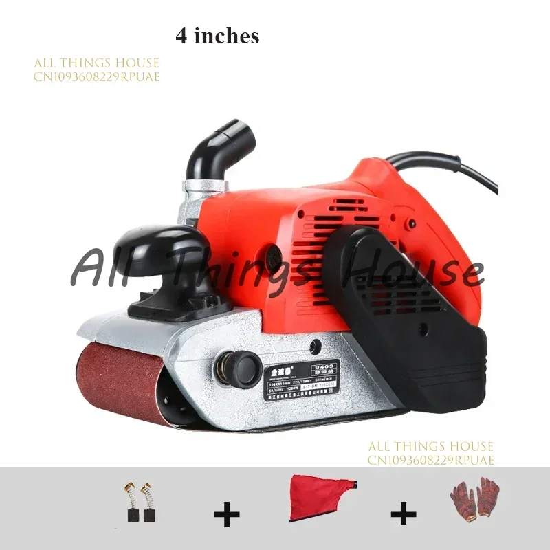 

Portable Belt Sander High power Belt Grinding Sanding Machine Woodworking Household Sandpaper Machine