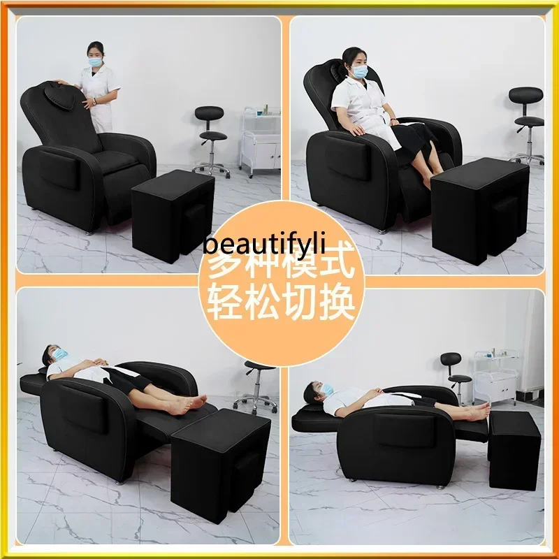 Electric reclining tattoo sofa, luxury professional manicure, tattoo sofa chair