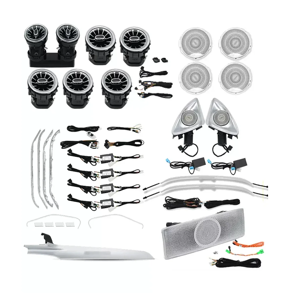 

Car Styling Ambient Lighting For Mercedes-Benz C Class W205 Car Interior Decoration Mood Lighting X253 GLC 300 C260 C300