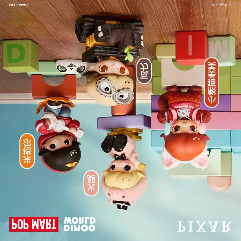 POPMART DIMOO WORLD PIXAR Series Blind Box Guess Bag Mystery Box Toys Doll Anime Figure Desktop Ornaments Cute Gift