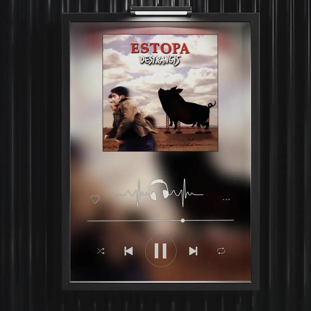 E-Estopa Poster Music Hot Album Poster Star Hip Hop Living Room Canvas Painting Art Home Wall Decor Picture