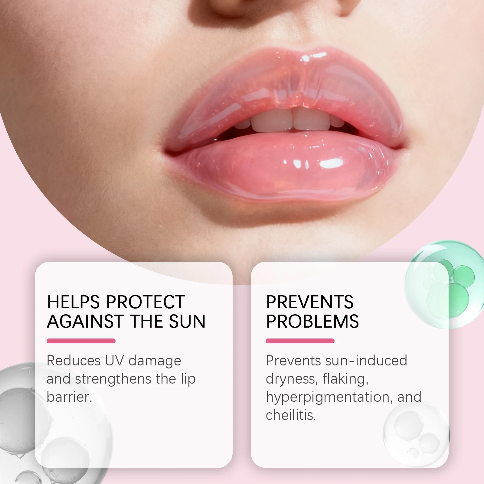 كريستال بلسم الشفاه ترطيب ملمع الشفاه Spf 40 يقلل من تلف الأشعة فوق البنفسجية وتعزيز حاجز الشفاه اشراق لون الشفاه أحمر الشفاه مستحضرات التجميل #4