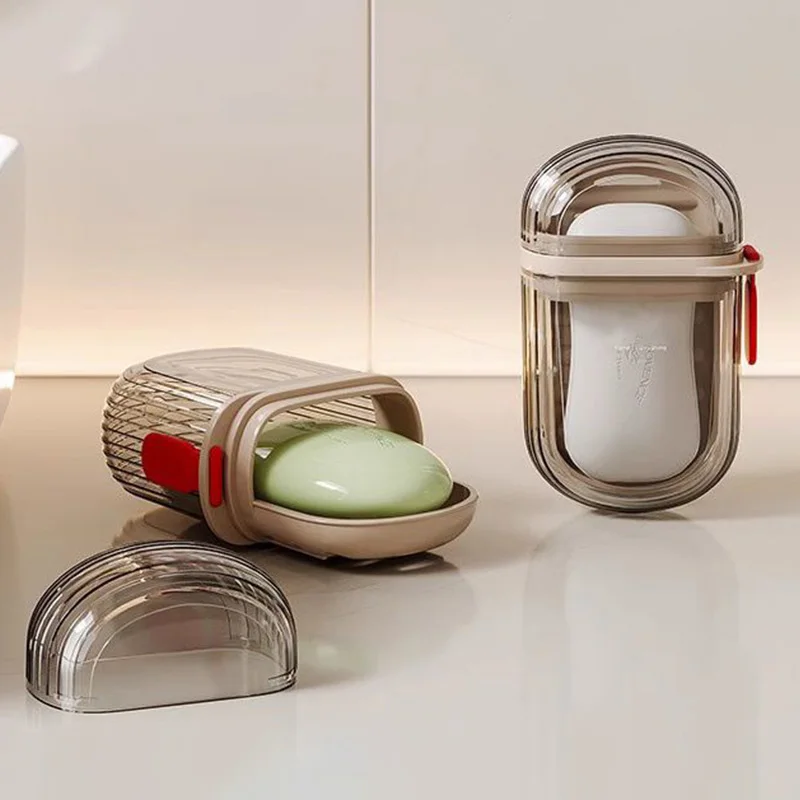 

Портативный дорожный футляр для мыла, герметичная пластиковая мыльница с крышкой, креативный держатель для мыла, контейнер для мыла для кемпинга, органайзер для ванной комнаты