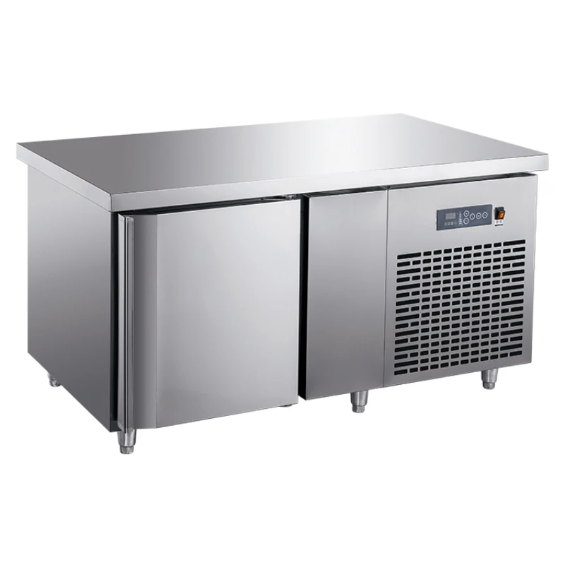 

Commercial air-cooled fresh-keeping refrigerator, plug-in freezer, refrigeration workbench, operating table, kitchen freezer.