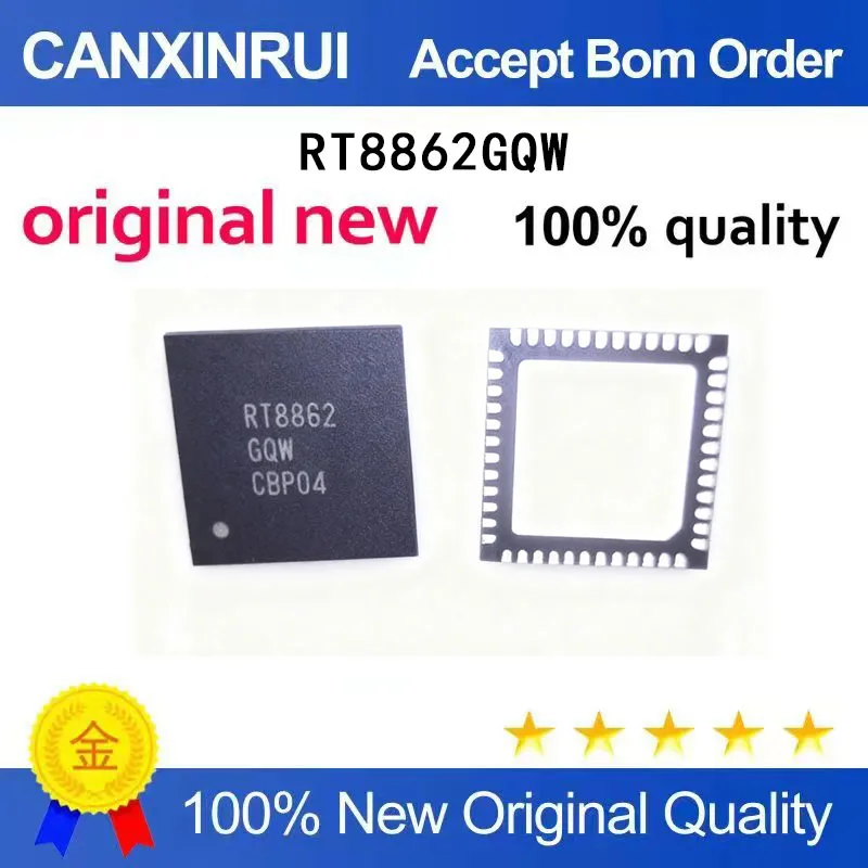 

(5-100 Pieces) Brand new original RT8862GQW RT8862 QFN spot chip IC