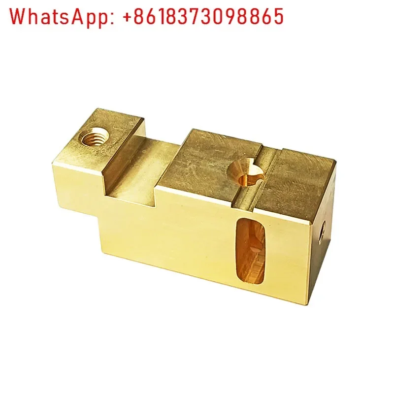 

Conductive block copper seat, machine head to electronic seat, electric board fixing seat