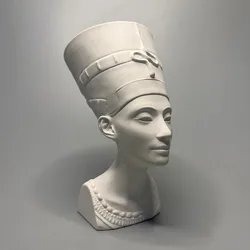 Nefertiti Bust Ancient Egypt Museum Replicated Gypsum Sculpture Desktop Ornaments Modern Home Decoration Aesthetic Art Figurine