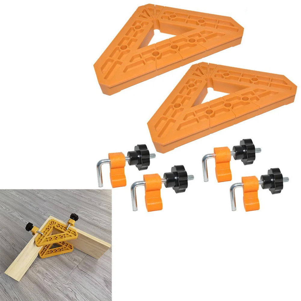 

45 Degree 90 Degree Wood Corner Clamp Set for Precise Joinery and Stable Frame Assembly in DIY Woodworking Projects