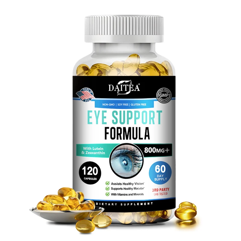 

Daitea Lutein Supplement - Improve Eye Edema, Improve Vision Health, Eye Health, Vitamins, Zeaxanthin and Bilberry Extract