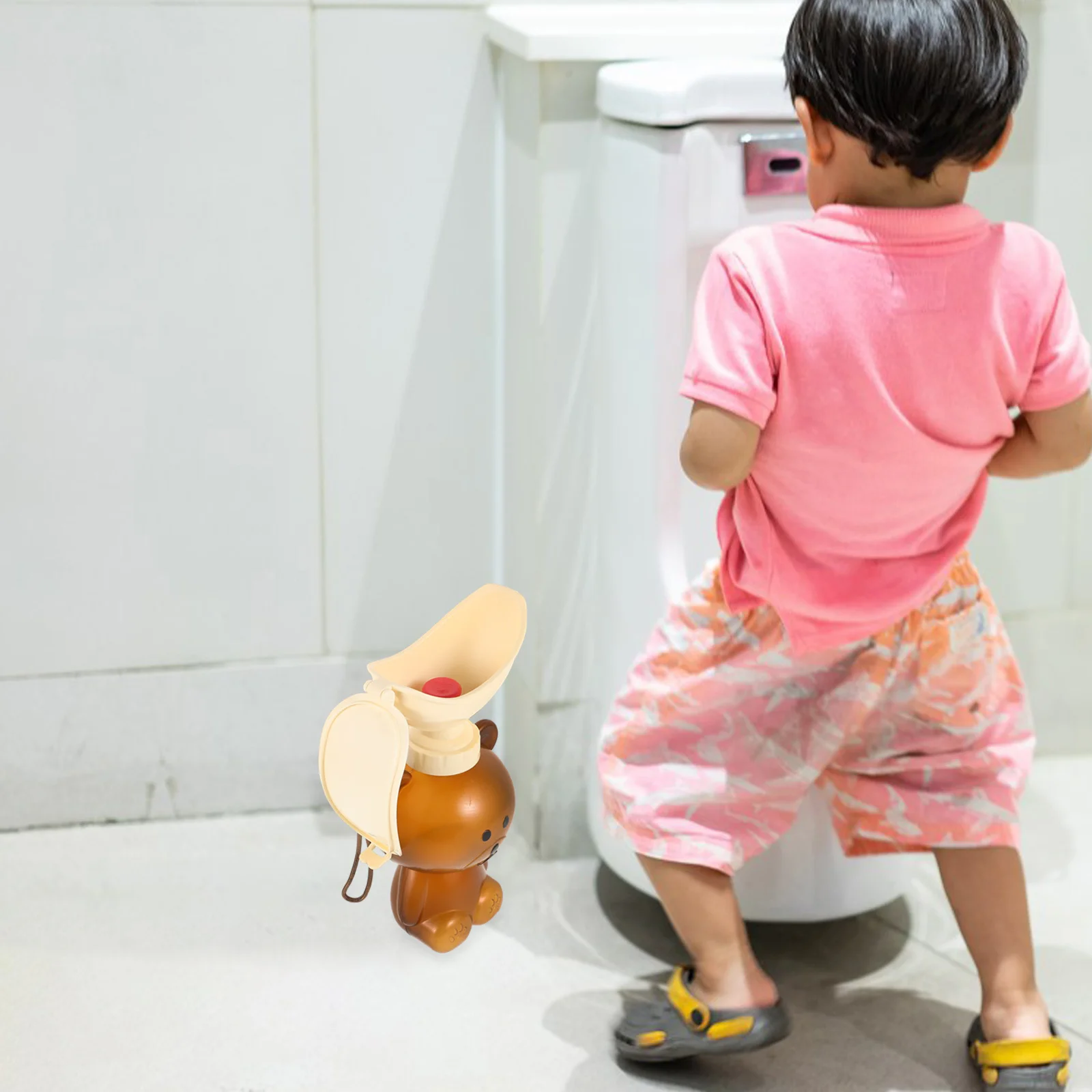 

Portable Travel Potty Reusable Leakproof Urinal Emergency Toilet for Toddlers Kids 600ml Compact Ergonomic Sturdy Lightweight